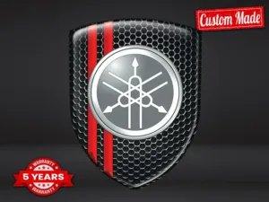 Yamaha Adesivi Resina Premium Badge Lusso Auto Sportive